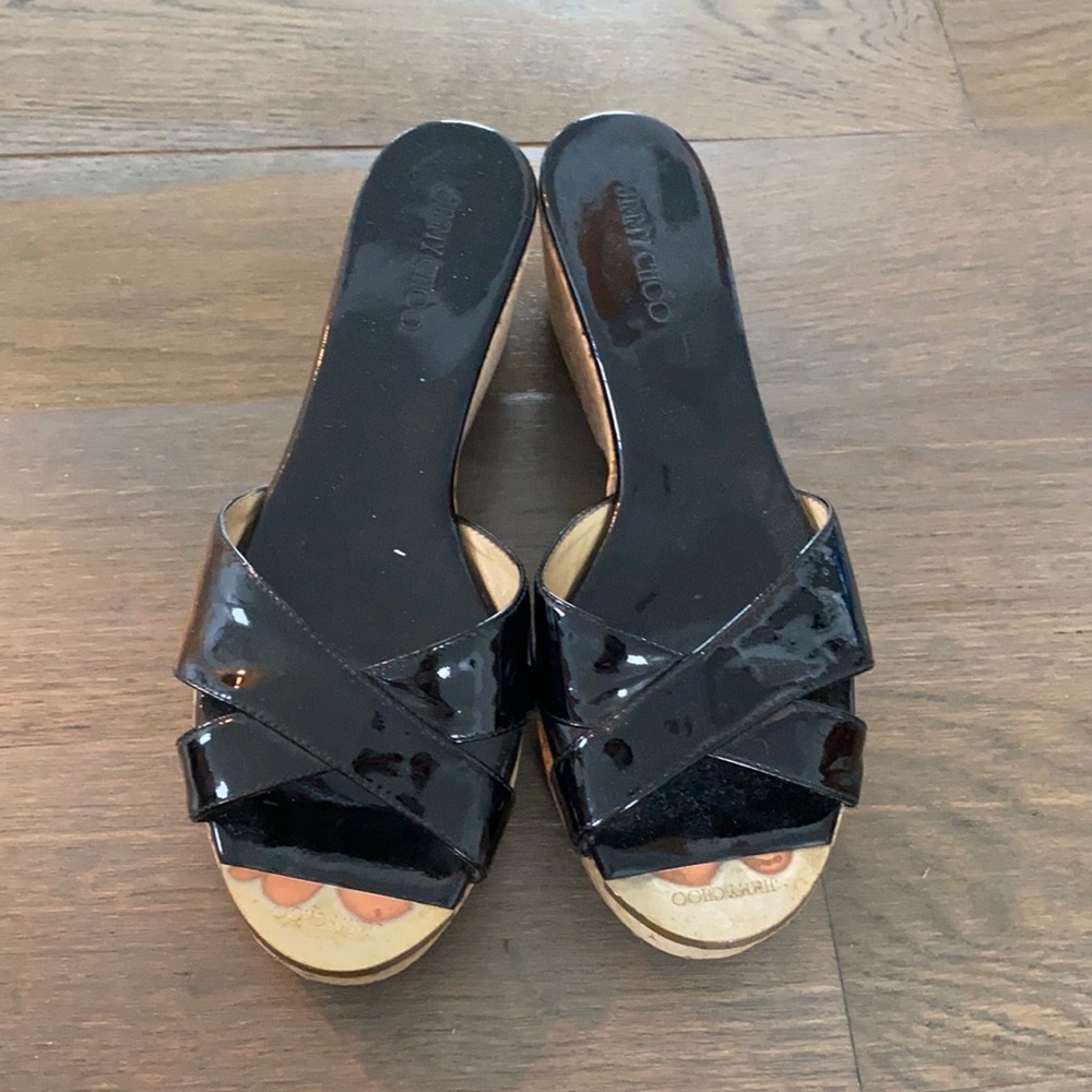 Jimmy Choo black sandals
